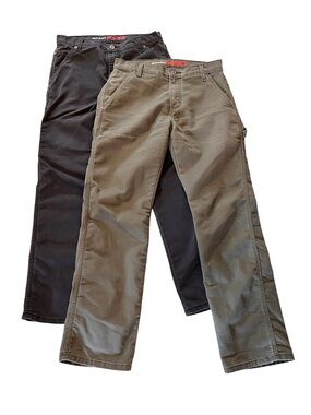 Dickies FLEX Regular Fit 2 pair 
30 x30 Duck Carpenter Pants, tool pockets